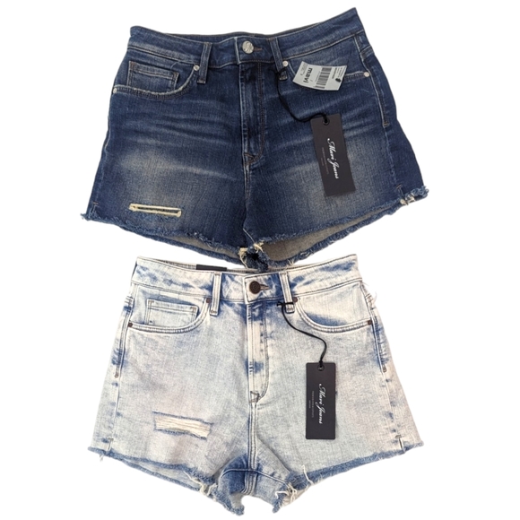 Mavi Other - Mavi Claire High Rise Denim Shorts Jean Short Lot Womens 27 Cutoff Distressed
